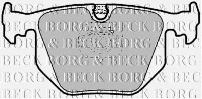 BORG & BECK bbp1844 -  Комплект тормозных колодок, дисковый тормоз